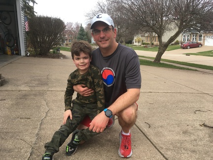 JB and Doug post mile run2